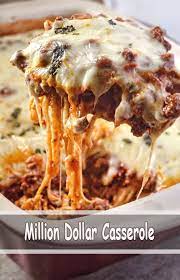 million dollar casserole recipes food baked spaghetti recipe