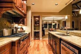 With the contrast between the different types of material in the cabinets and. 7 Attractive Kitchens With Light Wood Floors Art Of The Home