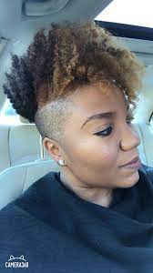 Shaved Sides Natural Hair Twistout Fauxhawk Natural Hair Styles Natural Hair Twist Out Short Natural Hair Styles