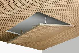 Controsoffitti E Rivestimenti Acustici Con Accessori E Profili Coordinati Itp Controsoffitti In Legno Soffitti In Legno Controsoffitto