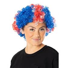 UK Union Jack Afro Pop Wig