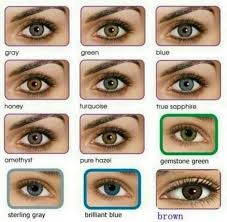 All About The Human Eye Color Chart