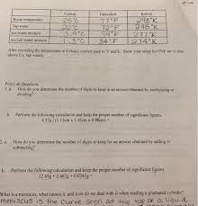 The temperature in celsius will be calculated automatically. Solved Kelvin Room Temperature Tap Water Ice Water Mixtur Chegg Com