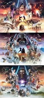 Complete Skywalker Saga Artworks By Brian Rood Starwars Filmposterdesign Complete Skywalker Saga Art Star Wars Poster Star Wars Art Star Wars Movies Posters