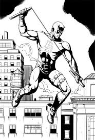 Daredevil 1 Coloring Book Pages Coloring Pages Coloring Books