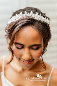 Pearl Beaded Tiara Crown