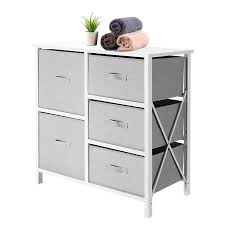 Maybe you would like to learn more about one of these? Fabric Drawer Dresser With 5 Drawers Night Stand Chest Of Drawers For The Bedroom Closet Office Storage Grey Walmart Canada