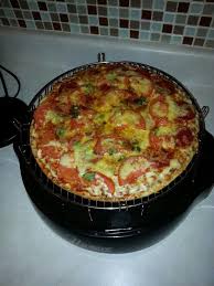 Frozen Thin Crust Pizza Cooking Time 20 23 Minutes You Have To Buy Nuwave Pizza Kit Nuwave Oven Recipes Halogen Oven Recipes Air Fryer Recipes Healthy