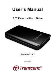 Learn the possible reasons why your external hard drive cannot be detected. Transcend Ts500gsj25d2 W User Manual Manualzz