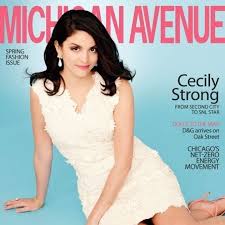 Cecily strong loved working with this saturday night live host so much that she cried tears of joy last week, cecily got to show off her musical chops with host and snl alum john mulaney for their. Snl Star Cecily Strong On Michigan Avenue Magazine Cover Chicago Tribune