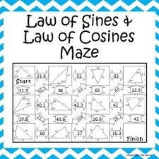 An example of this might be giving the students two. Law Of Sines And Law Of Cosines Worksheet Maze Activity Pythagorean Theorem Law Of Sines Teaching Geometry
