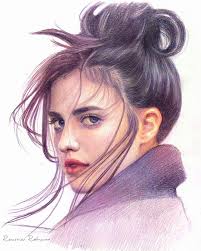 I was introduced to pencil portraits