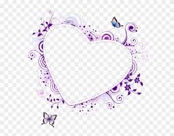 Heart Frame Vector Png Clipart 1381195 Pikpng