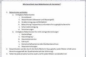 Vergleichen sie einfach den verhandlungspreis mit. Video Wie Berechnet Man Nebenkosten So Errechnen Sie S Als Vermieter