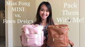 Maybe you would like to learn more about one of these? Miss Fong Mini Vs Fawn Design Mini Comparison Review Packing Youtube