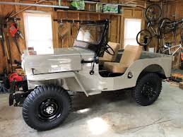 Willys Cj 3b Photo Submitted By Stephen Johnson Willys Jeep Vintage Jeep Jeep Garage