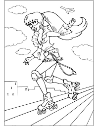 Coloring page for adults, grayscale coloring page, a4, pdf, leana san jose art leanasanjose sale price sgd 3.27 sgd 3.27 Online Coloring Pages Coloring Page Girl Roller Skating Sport Download Print Coloring Page