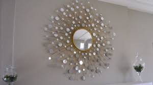 Diy Room Decor Wall Decor Diy Room Decorating Ideas Best Out Of Waste Ideas Mirror Wall Ha Diy Mirror Wall Decor Mirror Wall Decor Starburst Wall Decor