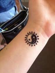 Yin Yang Small Henna Tattoos Henna Tattoo Designs Small Henna