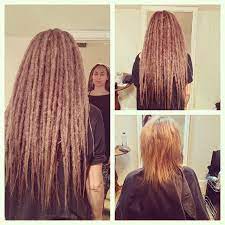 Natacha Came All The Way From Denmark To Get Her Dreads Done By Me Here Is Before And After D Dreads Before And After White Girl Dreads Beautiful Dreadlocks