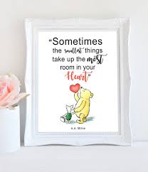 Greatbigcanvas.com has been visited by 100k+ users in the past month Printable Quote Winnie The Pooh Sometimes The Smallest Things Take Up Dianamariastudio