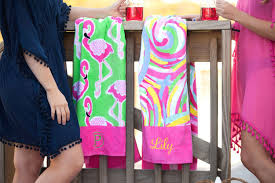 Monogrammed Beach Towel Personalized Beach Towels Bridesmaid Etsy Monogrammed Beach Towels Personalized Beach Towel Monogram Towels