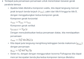 Contoh Soal Gerak Parabola Essay Sketsa