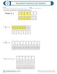 We did not find results for: Equivalent Fractions Bar Models Worksheet Education Com