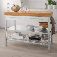 We didn't want what ikea was with a little puzzle work, a brother that did electrical and plumping, a husband that dabbles in woodworking and a wife that would do the. Rimforsa Work Bench Stainless Steel Bamboo 120x63 5x92 Cm Ikea