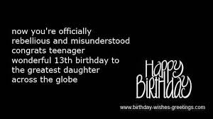 Happy Birthday Wishes For 13 Year Old Daughter 13th Birthday Wishes For Sister Jpg 640 360 Birthday Wishes For Sister 13th Birthday Wishes Birthday Verses