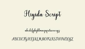 We encourage you to create a free account and login. Hiyida Script Free Font