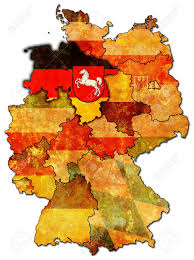 It is the states which formed the federal republic of germany in 1949. Lower Saxony On Old Administration Map Of German Provinces Stock Photo Picture And Royalty Free Image Image 7983899