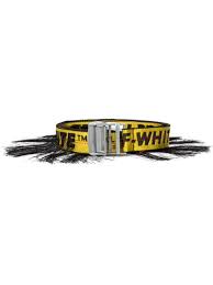 Off White Artisan Industrial Belt In Yellow Modesens Crafted from bright pink manufacturing webbing and emblazoned with the brand's logo. off white artisan industrial belt in
