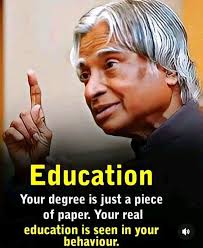 Knowledge is more important than degree