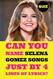 We guess she picked the wrong day to leave her driver and personal assistant at home. Quiz Guess Selena Gomez Song By Lyrics Selena Gomez Quiz Selena Selena Lyrics