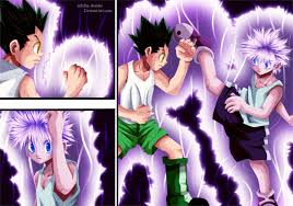 Gon And Killua Training By Adriano Arts Deviantart Com On Deviantart Killua Art Hunter X Hunter