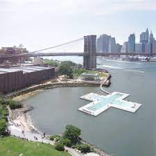 So they decided to construct the world's first floating pool. New York City Has Just Approved A Floating Pool In Its East River Architectural Digest