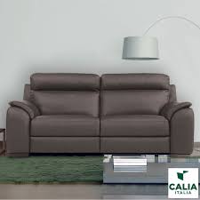 Speak to a personal shopper 24 hours a day using our free phone number or let us call you back. Calia Italia Grey Italian Leather Serena 3 Seater Power Recliner Sofa Costco Uk