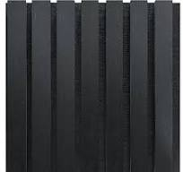 Luxury American Black Oak Acoustic Slat Wood Wall Panels