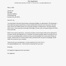 Email Job Cover Letter Template