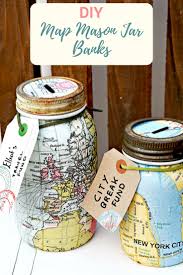 Maybe you would like to learn more about one of these? Make A Unique Map Mason Jar Bank For A Wonderful Gift Pillar Box Blue