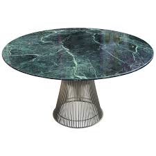 Iconic Warren Platner Dining Table With Green Marble Top Platner Dining Table Dining Table Marble Warren Platner Dining Table
