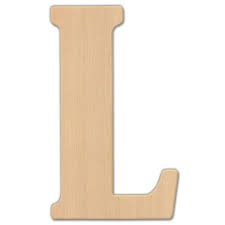 Jeff Mcwilliams Designs 23 In Oversized Unfinished Wood Letter L Wood Letters Unfinished Wood Letters Unfinished Wood