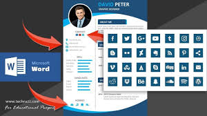 How To Insert Social Media Icons Symbols For Resume Cv In Microsoft