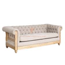 Look no further for the perfect settee for your home. Buy Fr Sofas Series 2 Seater Deconstructed Loveseat In Exposed Solid Wood Frame And Grey Fabric Upholstery Nailhead Detail Online Lounge Lobby Sofas Hotel And Restaurant Sofas Commercial