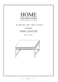 In this video i show you how i created a diy craft table for cheap! Martha Stewart Living 0463410310 Instructions Assembly Manualzz