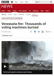 Corporate Media Condone Destruction Of Venezuela S Voting Machines Fair