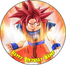 Maybe you would like to learn more about one of these? Edible Dragon Ball Z Goku 7 5in Circle Cake Topper Image Decoration Wafer Paper 7 99 Picclick