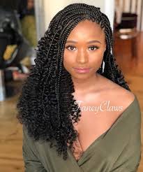 45 Trendy Goddess Box Braids Hairstyles Stayglam Half Braided Hairstyles Goddess Braids Hairstyles Goddess Braids