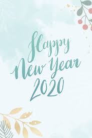 Download Premium Vector Of Happy New Year 2020 Card Vector 1229401 Happy New Year Calligraphy Happy New Year Background New Year Background Images